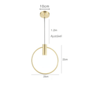 LUMINÁRIA PENDENTE EM ANEL PINGENTE