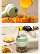 Fatiador e Cortador Elétrico de Legumes Multifuncional 4 em 1