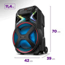 Caixa  Amplificada , Lights, Connect, Bivolt, - CM-400 RMS