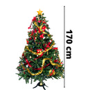 Kit Árvore de Natal + Luzes + Enfeite