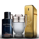 Combo 3 Perfume Masculino - Sauvage, Invictus e One Million 50ml