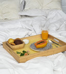 Bandeja de Bambu Retangular