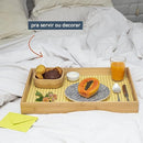 Bandeja de Bambu Retangular