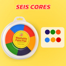 KIT Montessori de Pintura à Dedo FingerFunKids (Atóxico e Lavável)