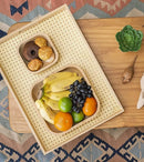 Bandeja de Bambu Retangular