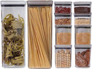 Kit 10 Potes Herméticos Quadrados Empilháveis