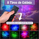 Projetor Astronauta de Estrelas e Galáxias HD.