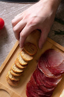 Petisqueira de Bambu e Cerâmica 30cmx30cm