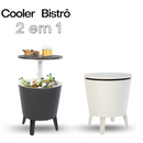 Cooler com mesinha bistrô 2x1 30 Litros (Frete grátis + Brinde)