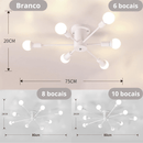 LUSTRE RETRÔ CANDELABRO