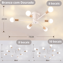 LUSTRE RETRÔ CANDELABRO