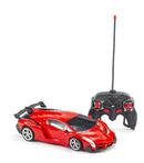 Carrinho Controle Remoto Vira Robo Com Bateria Recarregavel