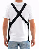 Avental Cozinha Churrasqueiro Lanchonete Hamburgueria Tecido e Couro Legítimo