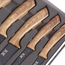 Conjunto De Facas Revestimento Antiaderente Aço Inox 6 Peças