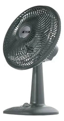 Ventilador de mesa Mallory Eco TS preto com 4 pás cor grafite de polipropileno, 30 cm de diâmetro Bivolt
