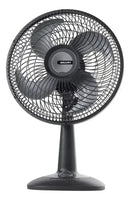 Ventilador de mesa Mallory Eco TS preto com 4 pás cor grafite de polipropileno, 30 cm de diâmetro Bivolt
