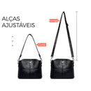 Bolsa Baly® Linda e Poderosa Resistente Puro Couro - COMPRE 1 LEVE 2