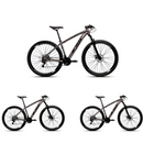 Bicicleta aro 29 com 21 Marchas Freio a Disco, Quadro Alumínio MTB – Grafite+Preto