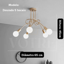 LUMINÁRIA RETRÔ AMERICANO