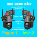 (PAGUE 1, LEVE 2 )Camera Full HD 1480p ,A prova de água Resistente a chuva com conexão wi-fi sensor de movimento e infra-vermelho para gravações noturnas!