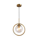 LUMINÁRIA PENDENTE EM ANEL MODERNO