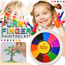 KIT Montessori de Pintura à Dedo FingerFunKids (Atóxico e Lavável)