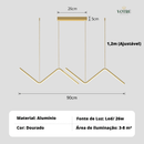 LUMINÁRIA SUSPENSA MILANO