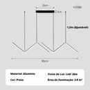 LUMINÁRIA SUSPENSA MILANO