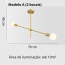 LUSTRE CANDELABRO MINIMALISTA