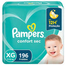 [ATACADO] Fraldas Pampers Confort Sec - Pacote com 196 unidades