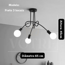 LUMINÁRIA RETRÔ AMERICANO