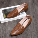 Sapatilha Bico Fino de Couro - Mademoiselle