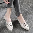 Sapatilha Bico Fino de Couro - Mademoiselle