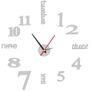 Relógio de parede em 3D