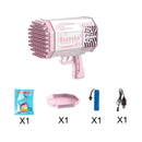 Bazooka Elétrica de Bolhas de Sabão