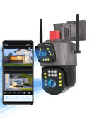 (PAGUE 1, LEVE 2 )Camera Full HD 1480p ,A prova de água Resistente a chuva com conexão wi-fi sensor de movimento e infra-vermelho para gravações noturnas!