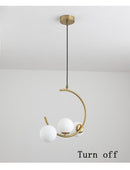 LUMINÁRIA PINGENTE LUNAR MODERNA