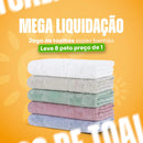 Jogo de Toalhas Super Banhão 8 Peças - Queima de Estoque