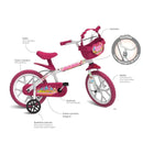 Bicicleta Bandeirante Aro 14 Sweet Game