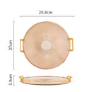 Aparador Circular Decorativo em Acrílico