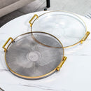 Aparador Circular Decorativo em Acrílico