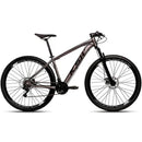 Bicicleta aro 29 com 21 Marchas Freio a Disco, Quadro Alumínio MTB – Grafite+Preto