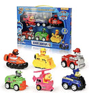 Kit 6 Carrinhos Patrulha Canina Fricção Brinquedos Coleção
