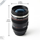 Caneca de Lente de Câmera - Aço Inoxidável (300 ml)