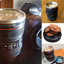 Caneca de Lente de Câmera - Aço Inoxidável (300 ml)