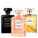 Combo 3 Perfumes Chanel Femininos - Coco Mademoiselle, Chanel Coco Noir, Chanel Nº 5