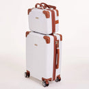 CONJUNTO DE MALA DE VIAGEM DE BORDO E FRASQUEIRA ITALIA