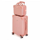 CONJUNTO DE MALA DE VIAGEM DE BORDO E FRASQUEIRA ITALIA