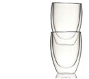 Copos vidro duplo  350ml  - 2, 4 ou 6 peças