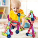 Brinquedo Magnético de Montar Educativo 3D